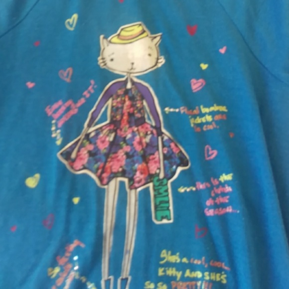 Disney cat shopping sweater tunic blouse - Picture 5 of 8